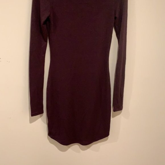 Aritzia TNA Maroon Sweater Dress - Women’s Size Extra Small - Picture 7 of 7